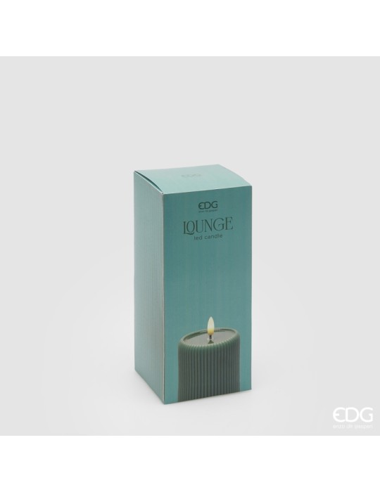 CANDELA LED LOUNGE CILINDRO MINILED VERDE