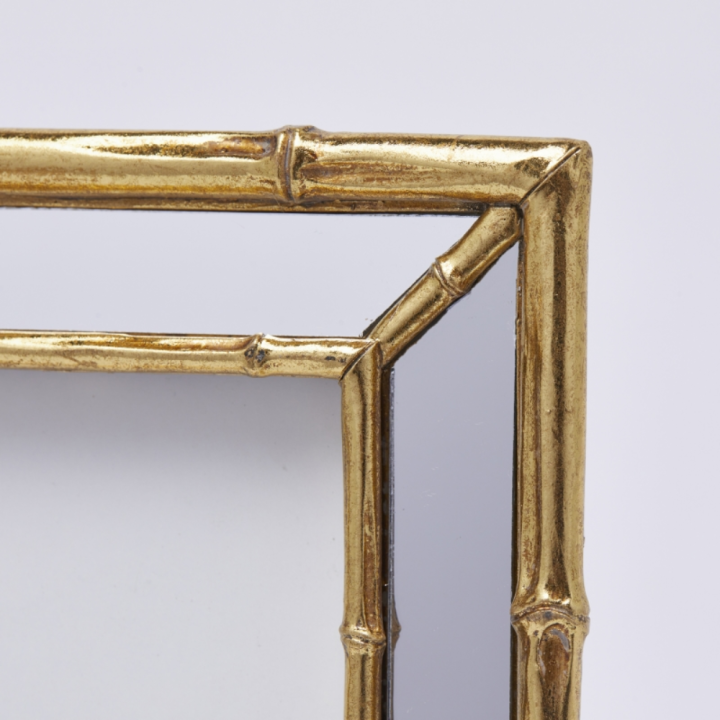 EDG Enzo De Gasperi Portafoto Similbamboo oro alto 24 cm