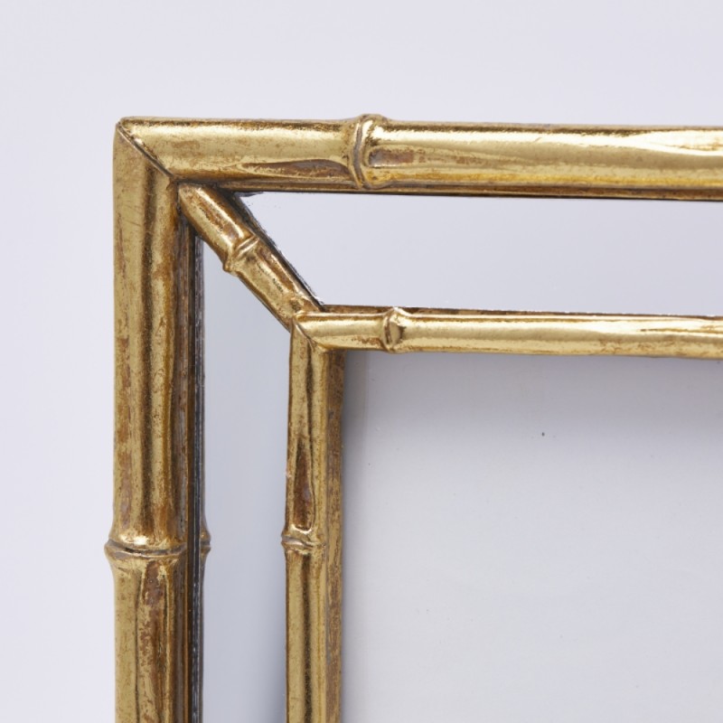 PORTAFOTO SIMILBAMBOO RETTANGOLARE H21.5 ORO