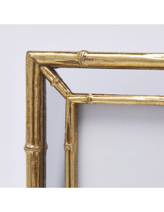 PORTAFOTO SIMILBAMBOO RETTANGOLARE H21.5 ORO