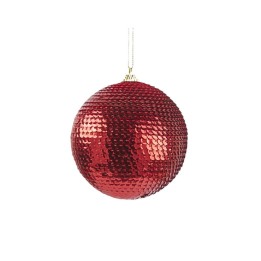 EDG Enzo De Gasperi Pallina di Natale Squame rossa Ø 10 cm