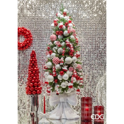 Base per Albero di Natale Scultorea con Fiocco Bianco EDG... 2