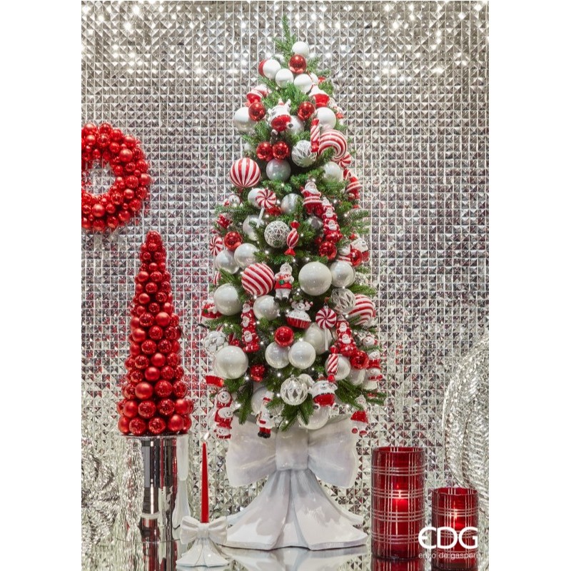 Base per Albero di Natale Scultorea con Fiocco...