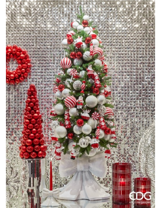 Base per Albero di Natale Scultorea con Fiocco...