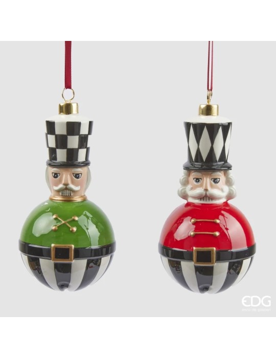 EDG Addobbo Natalizio Soldatino Scacchi H14 cm...