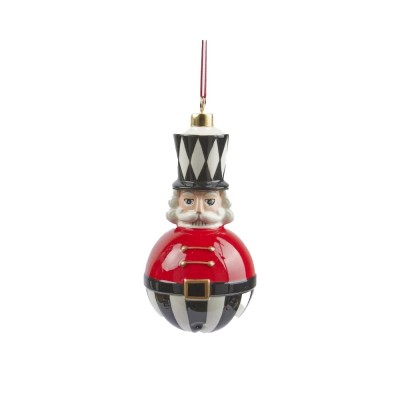 Addobbo Soldatino Scacchi Red H14 cm - Enzo De Gasperi