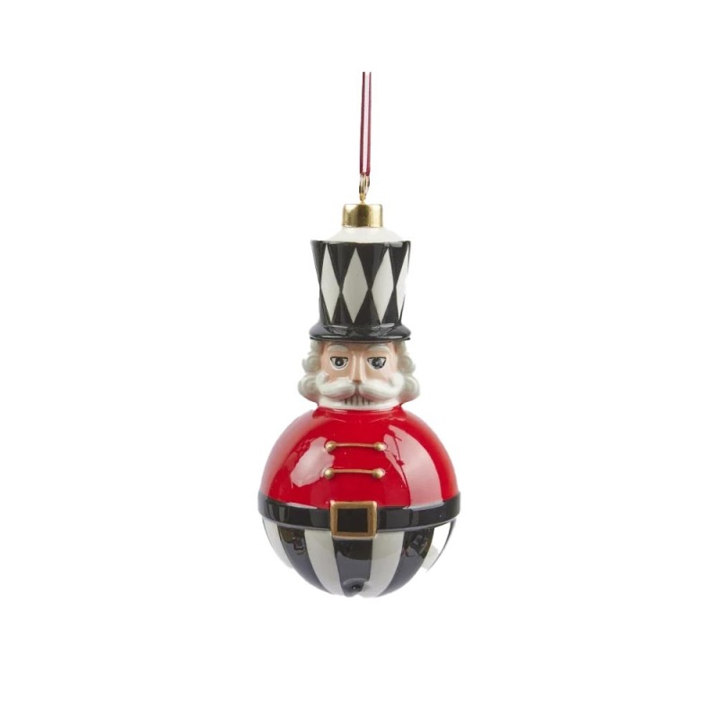 Addobbo Soldatino Scacchi Red H14 cm - Enzo De Gasperi
