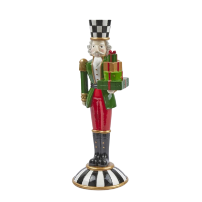 Statuetta Decorativa Natalizia Soldatino Schiaccianoci a...