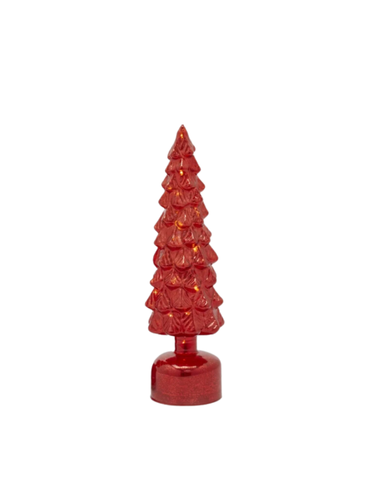 DECORO PINO TWIST H35 MOV+LED RED