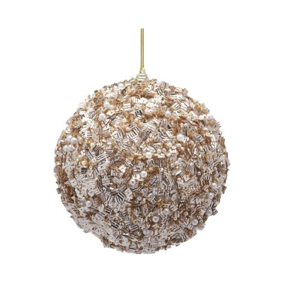 Addobbo Palla Perlemix Sand D15 cm - Enzo De Gasperi (EDG) 2