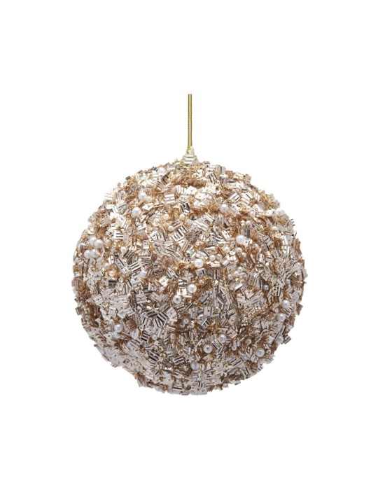 Addobbo Palla Perlemix Sand D15 cm - Enzo De...