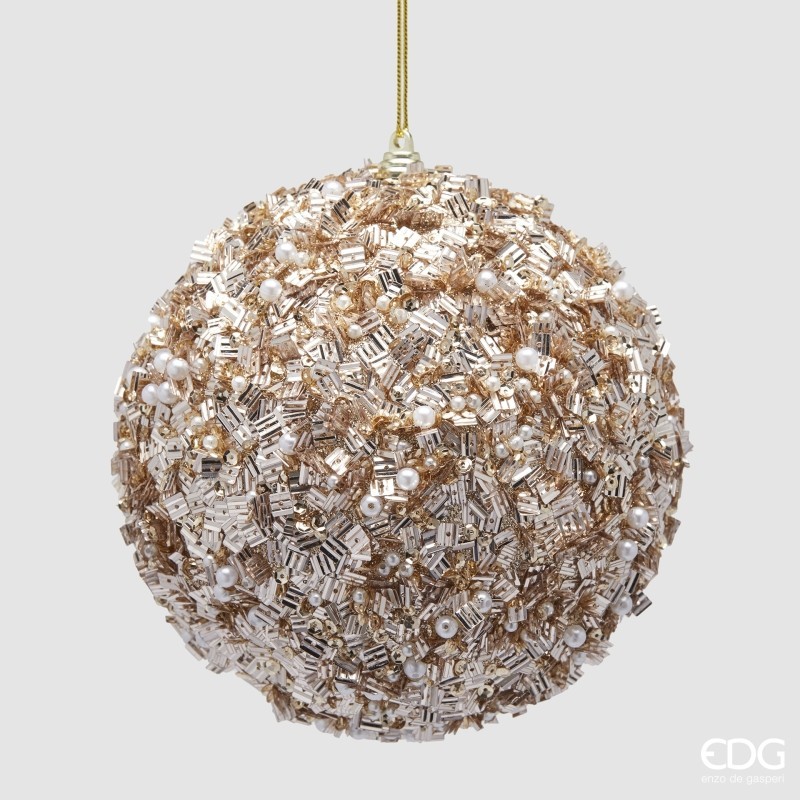 Addobbo Palla Perlemix Sand D15 cm - Enzo De...
