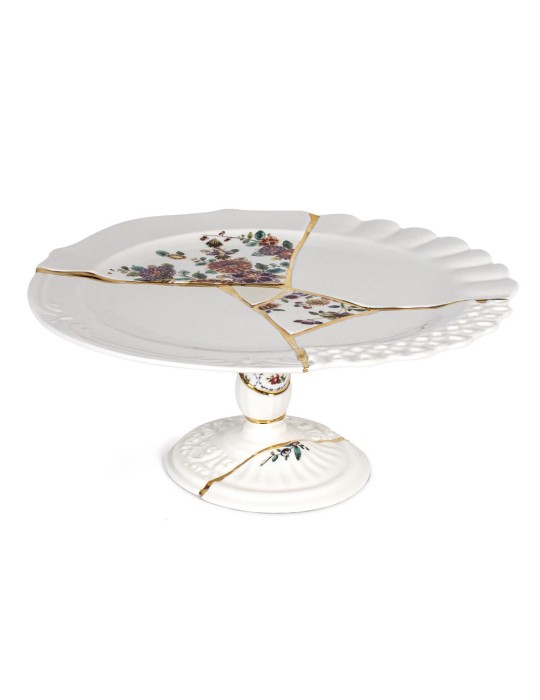 ALZATA IN PORCELLANA E ORO KINTSUGI