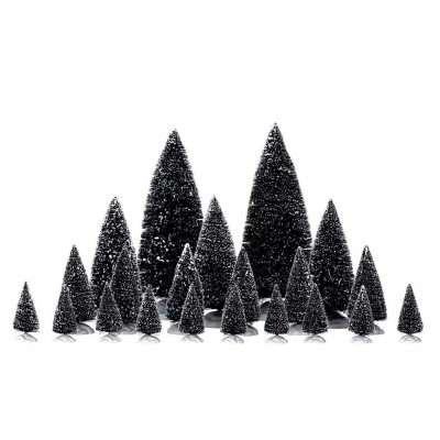 Lemax Assorted Pine Trees – Set of 21 Alberi di Pino