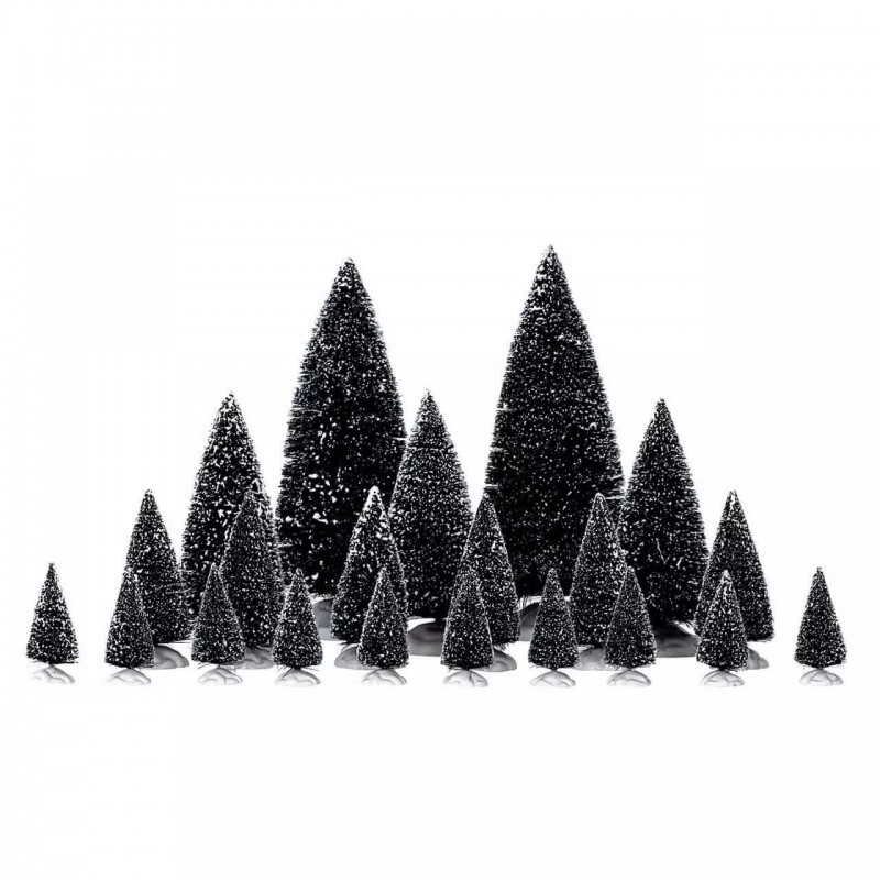 Lemax Assorted Pine Trees – Set of 21 Alberi di Pino
