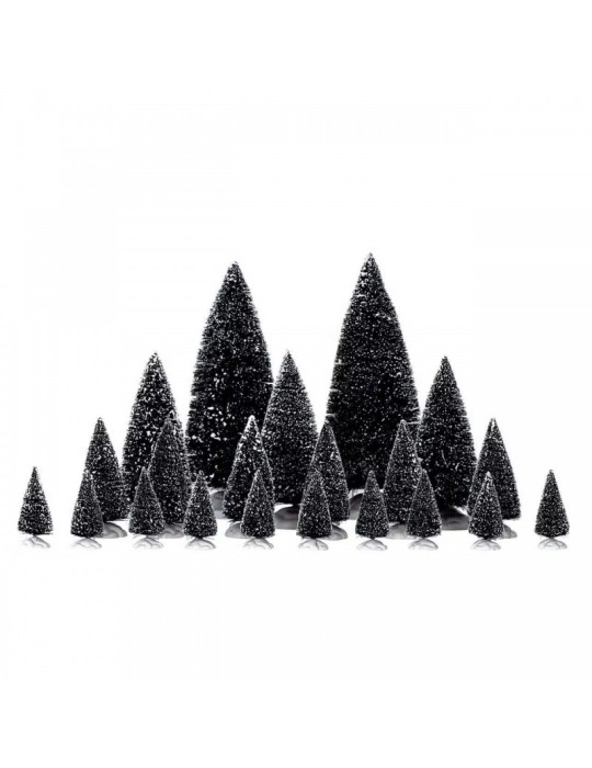 Lemax Assorted Pine Trees – Set of 21 Alberi di Pino