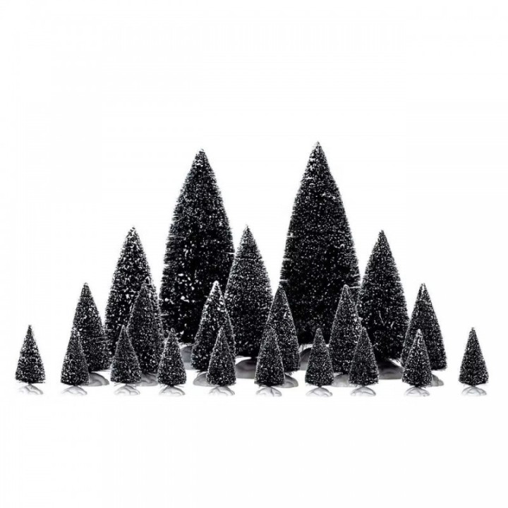 Lemax Assorted Pine Trees 04768 set di 21 pini