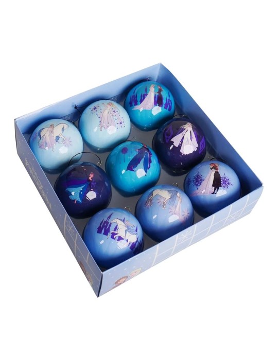 Set di 9 Palline Natalizie Frozen Ø7 cm – Christmas Inspiration