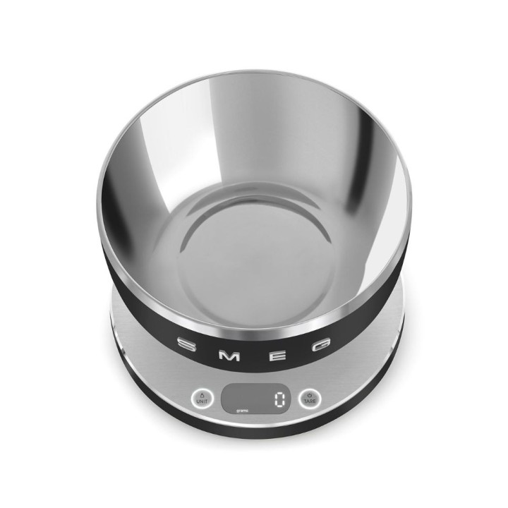 Smeg Bilancia da cucina digitale nera opaca