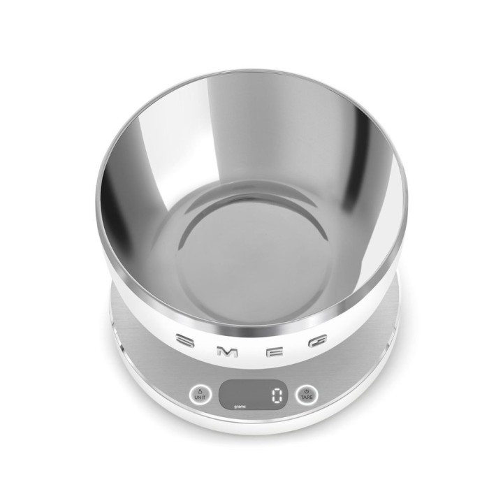 Smeg Bilancia da cucina digitale bianca opaca