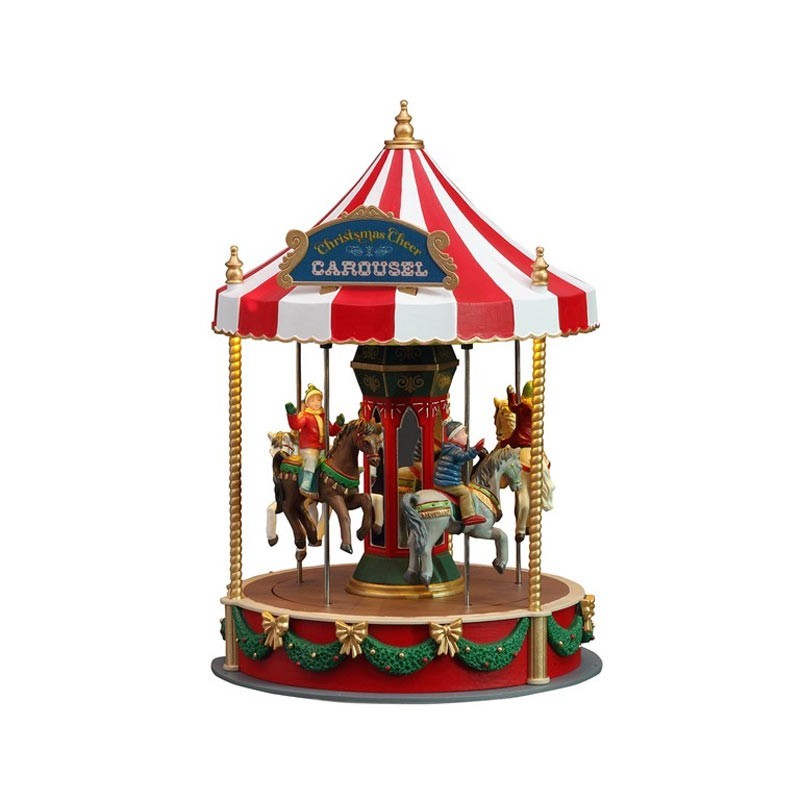 Christmas Cheer Carousel LEMAX – Giostra Natalizia Animata