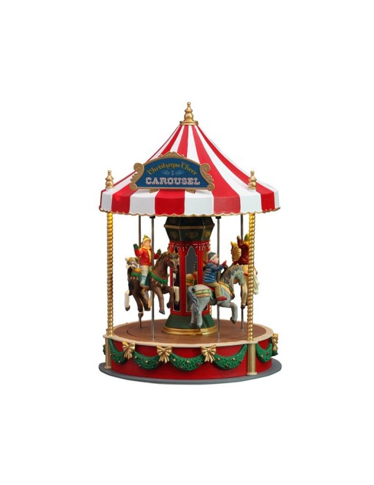 Christmas Cheer Carousel LEMAX – Giostra Natalizia Animata