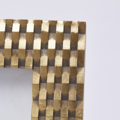 Portafoto Intreccio Rettangolare Oro H24xL19 EDG –... 2