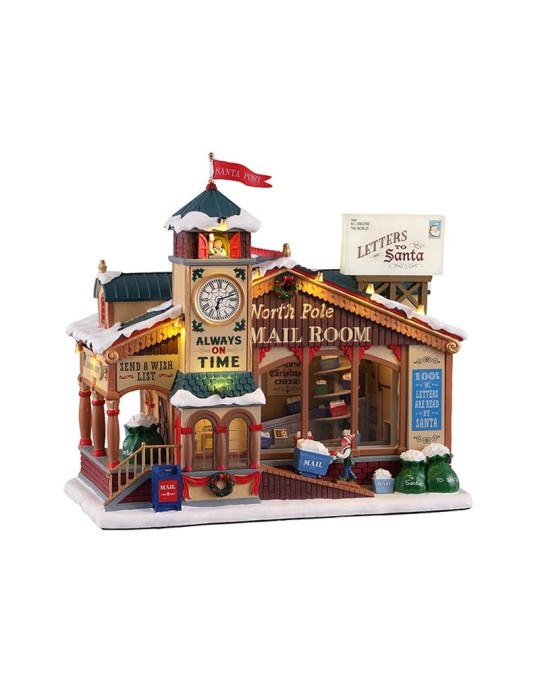 North Pole Mail Room LEMAX – Edificio Animato Santa’s Wonderland