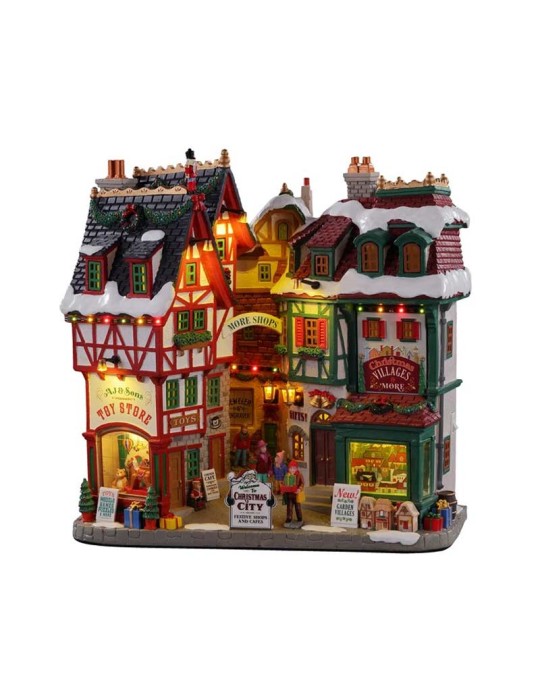 Lemax Christmas City - Scenario Natalizio Illuminato in Poliresina - Cod. 15739
