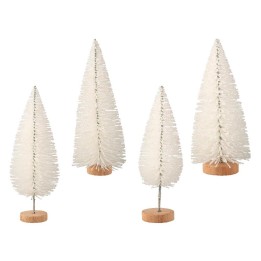 Kaemingk Alberello decorativo bianco da interno alto 15,5 cm