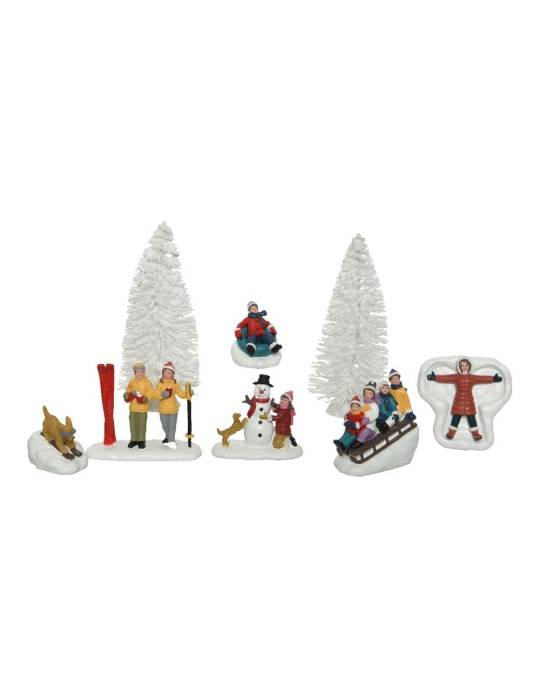 Personaggi Decorativi Natalizi Figurines Indoor H 13 cm D 6 cm (max H 15 cm Ø 6.5 cm) – Kaemingk