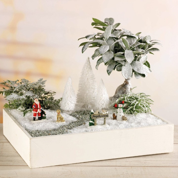 Kaemingk Alberello decorativo da interno alto 22,5 cm