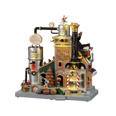 Lemax The Christmas Chocolatier Truffle Factory -...