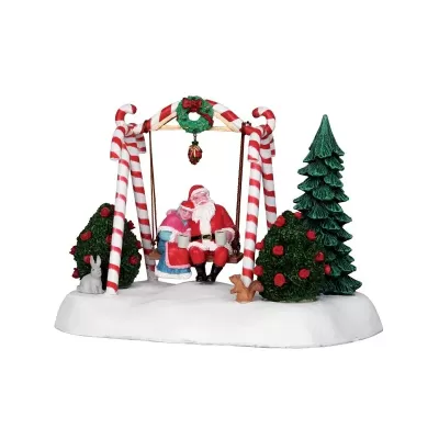 Lemax Santa Swing - Scena Natalizia Animata in Poliresina...