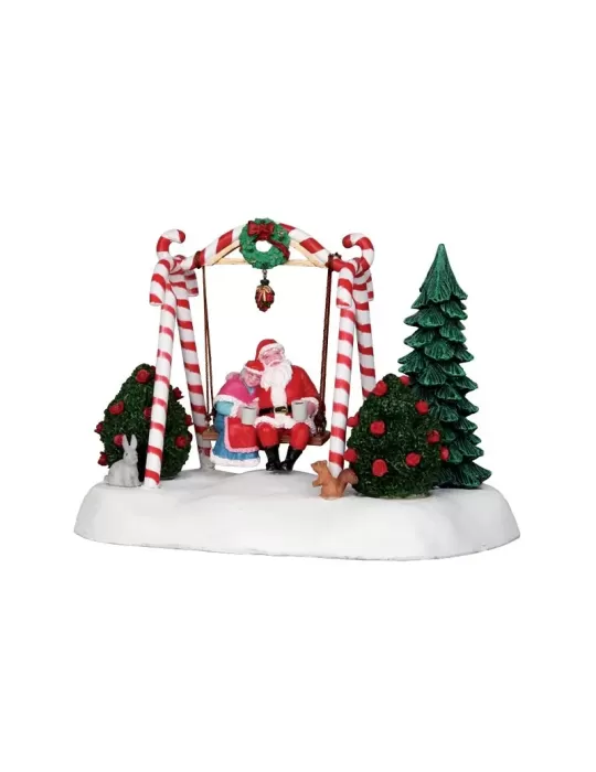 Lemax Santa Swing - Scena Natalizia Animata in Poliresina - Cod. 24479