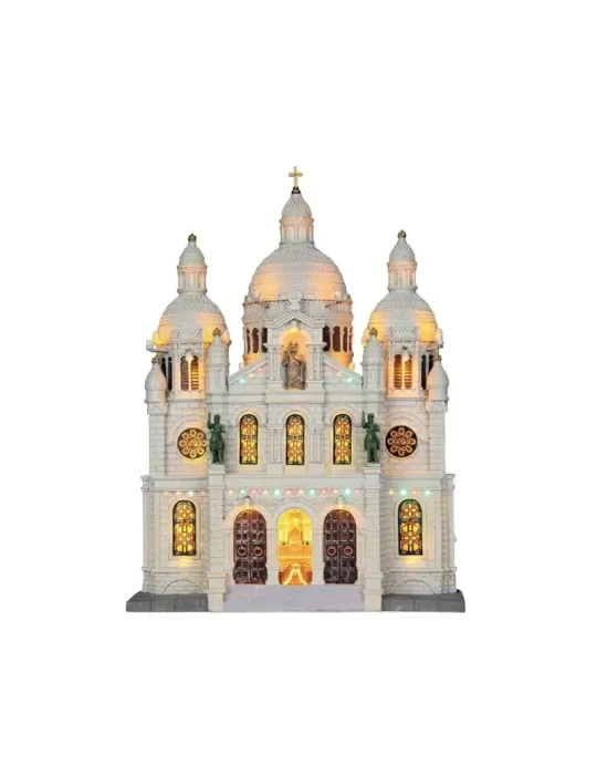 Lemax Europe Cathedral - Facciata Edificio Illuminato Cattedrale Europea - Cod. 25334
