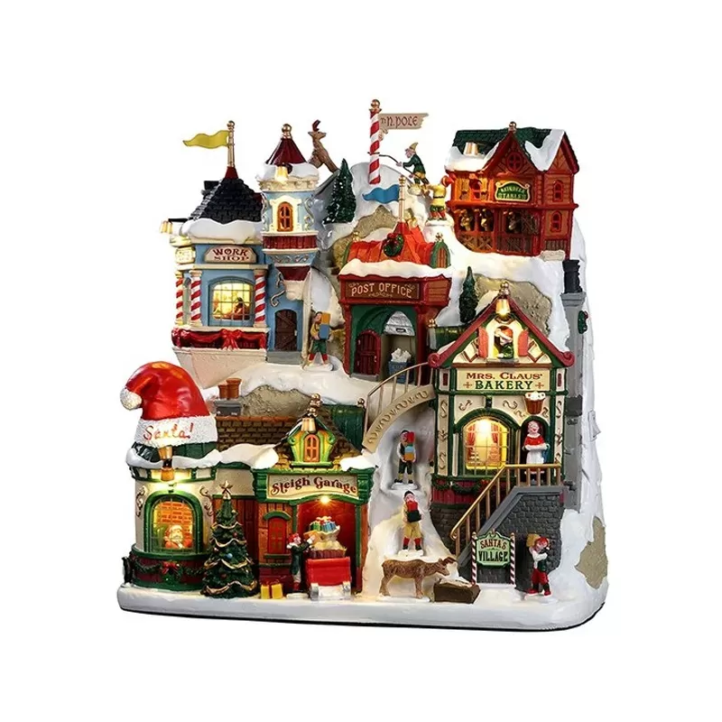 Lemax Santa's Village - Edificio Natalizio Illuminato in Resina - Cod. 25925