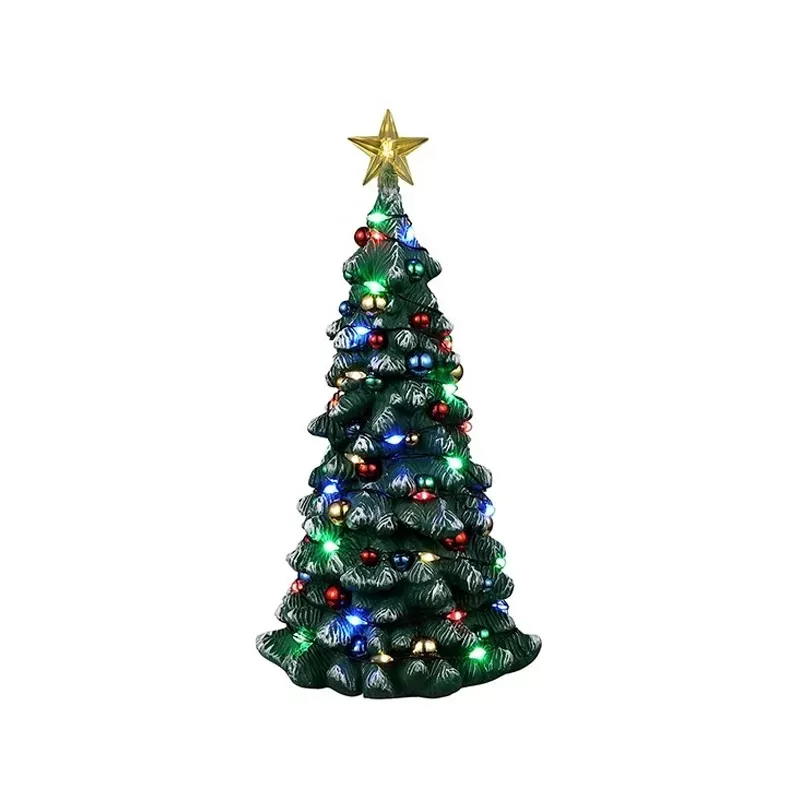 SNOWY CHRISTMAS TREE, B/O (4.5V)