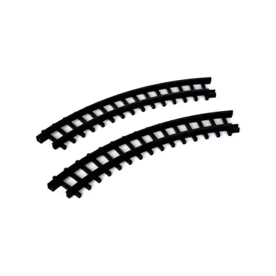 CURVED TRACK FOR CHRISTMAS EXPRESS, SET OF 2