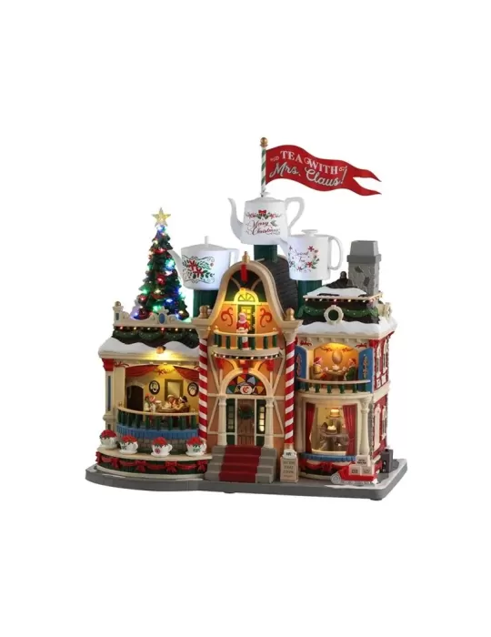 Lemax Tea With Mrs. Claus - Edificio in Movimento e Luci - Cod. 35018