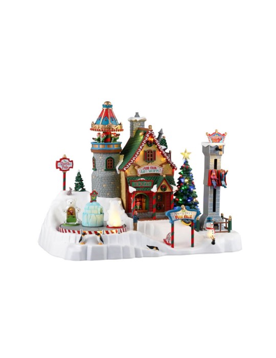 Lemax North Pole Fun Fair - Parco Divertimenti Animato con Luci e Musica (Cod. 35019)