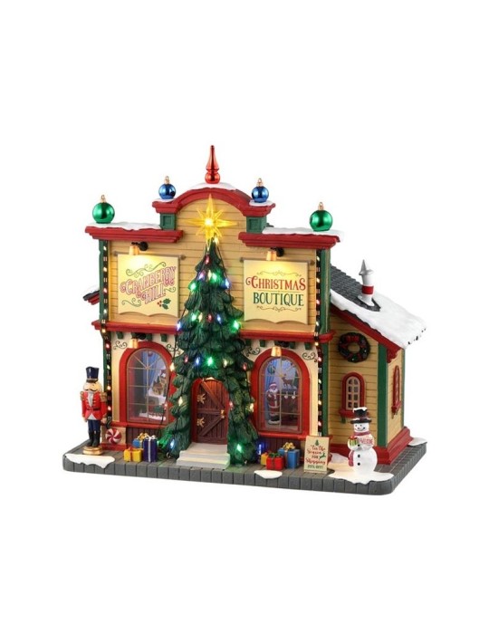 Cranberry Hill Christmas Boutique Lemax - Edificio Illuminato in Resina | Collezione Caddington Village Cod. 35023
