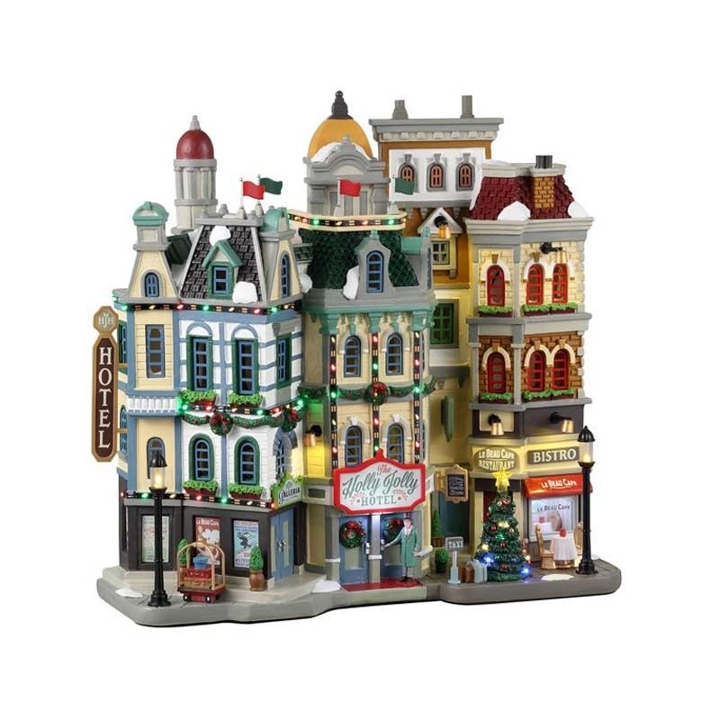 Lemax The Holly Jolly Hotel - Edificio Natalizio Vittoriano Illuminato - Cod. 35028