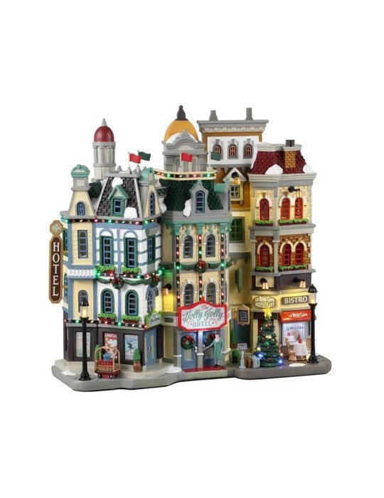 Lemax The Holly Jolly Hotel - Edificio Natalizio Vittoriano Illuminato - Cod. 35028