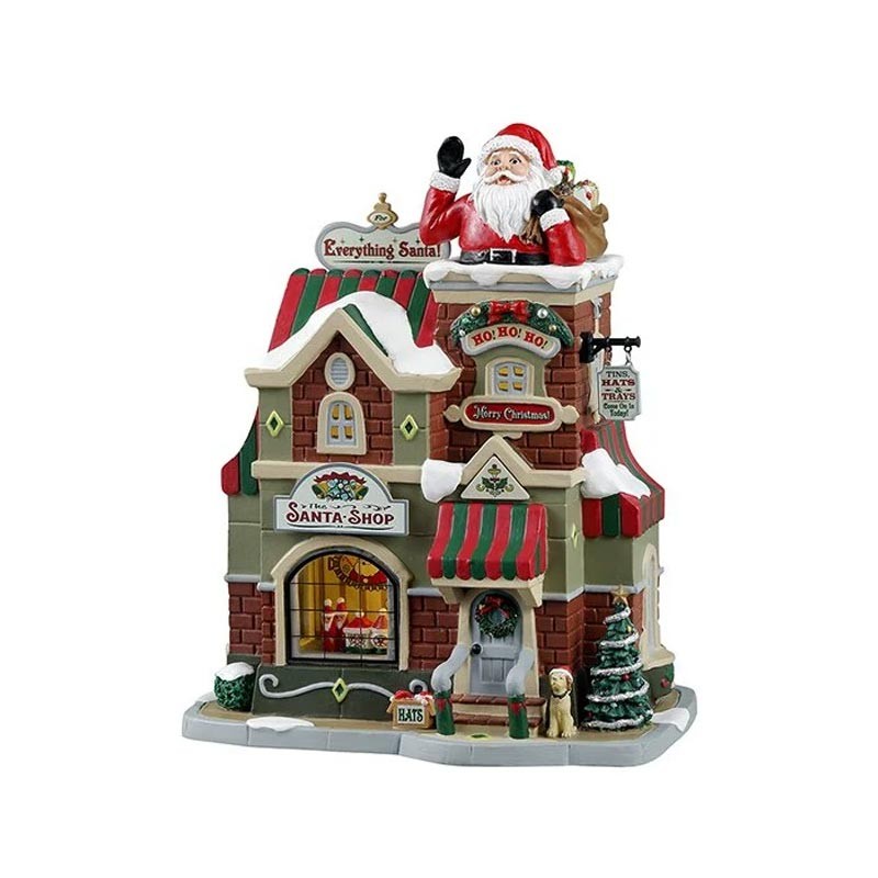 The Santa Shop Lemax – Edificio Illuminato Natalizio Caddington Village