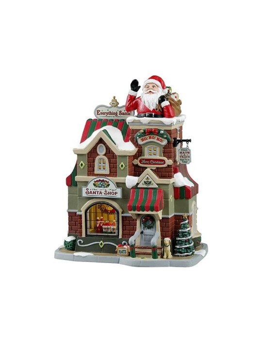 The Santa Shop Lemax – Edificio Illuminato Natalizio Caddington Village