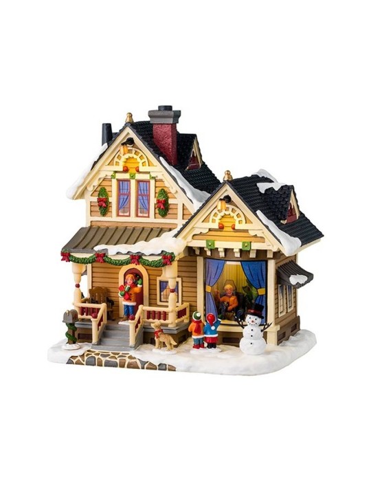 Lemax Christmas Eve At Grandma's - Edificio Illuminato con Scena Interna - Cod. 45221