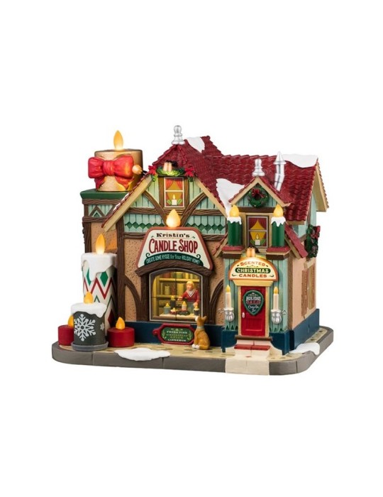 Lemax Kristin's Candle Shop - Edificio Vittoriano Illuminato - Cod. 45222