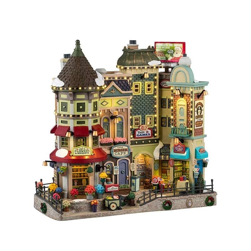 Jingle Bell Bazaar – Edificio Illuminato Lemax Caddington Village