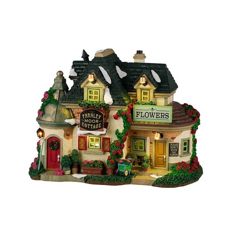 Lemax Farnley Moor Cottage - Edificio Illuminato da Collezione (cm 15,5h)